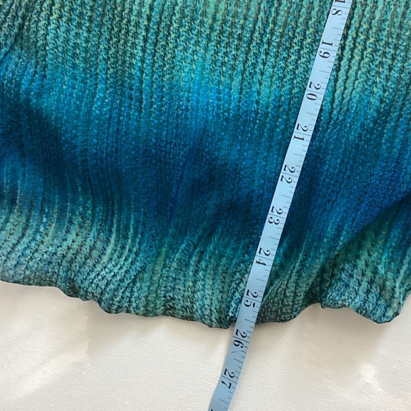 Roz & Ali Teal and Blue Blouse - Picture 10 of 11